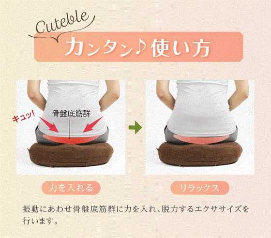 ラボネッツ 骨盤底筋エクササイズクッション キュットブル