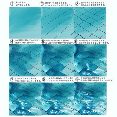 これがイラスト 本物そっくりなリアルさと神秘的なブルーに感動 Ruum