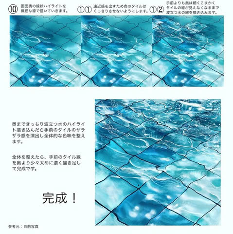 これがイラスト 本物そっくりなリアルさと神秘的なブルーに感動 Ruum