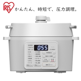 電気圧力鍋 2.2L（～2人前/65レシピ） PC-MA2_ホワイト(2.2L